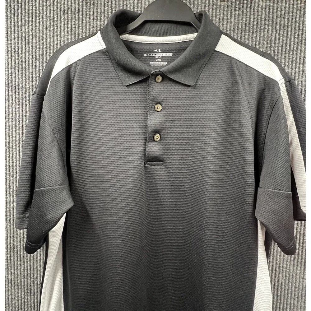 Grand Slam Golf Shirt Mens Medium Black‎ Polo Short Sleeve Pullover Athletic